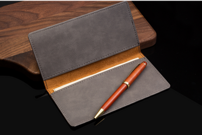 Personalized Leather Checkbook