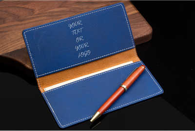 Personalized Leather Checkbook
