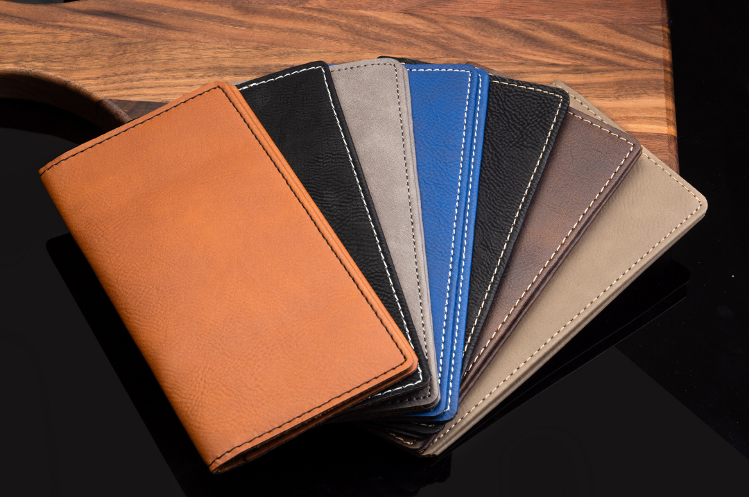 Personalized Leather Checkbook