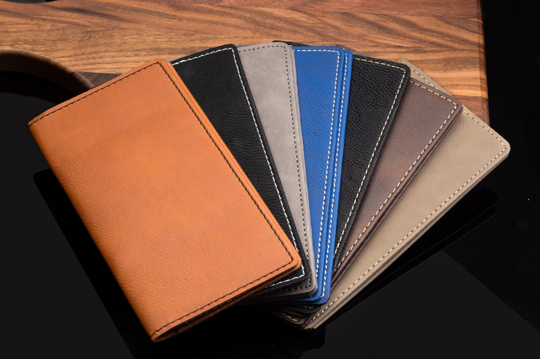 Custom Leatherette Checkbook Holders, Design & Preview Online