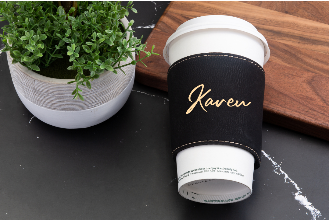 Personalized Coffee Sleeve