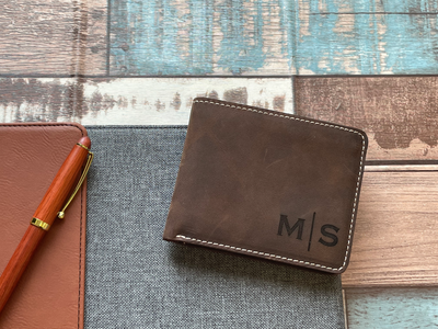 Personalized Leather Wallet