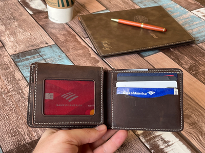Personalized Leather Wallet